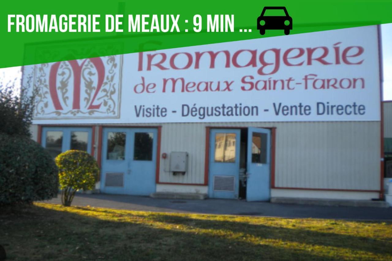 The Sunshine- Appart Cosy Proche Paris-Disney Avec Parking Prive Dans Residence Meaux Exterior foto